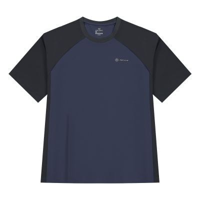 361°运动短袖夏季新款透气休闲上衣健身圆领T恤速干衣 3XL 夜幕紫色/罗甘灰