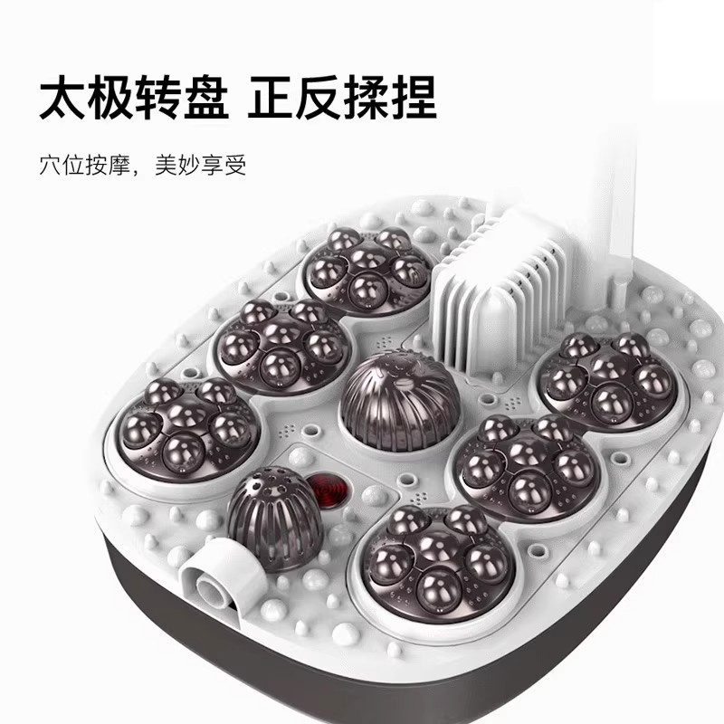 泰昌泡脚深桶电动足浴器自动按摩恒温加热养生洗脚盆过小腿高清大图