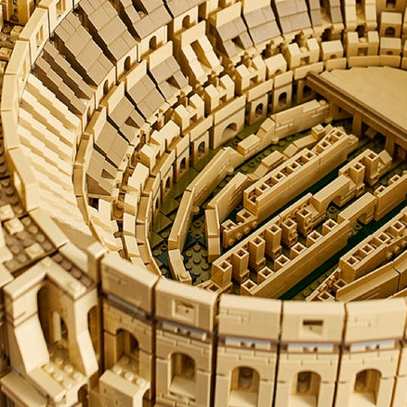 乐高lego积木罗马斗兽场积木同款建筑系列世界地标拼插玩具礼物10276