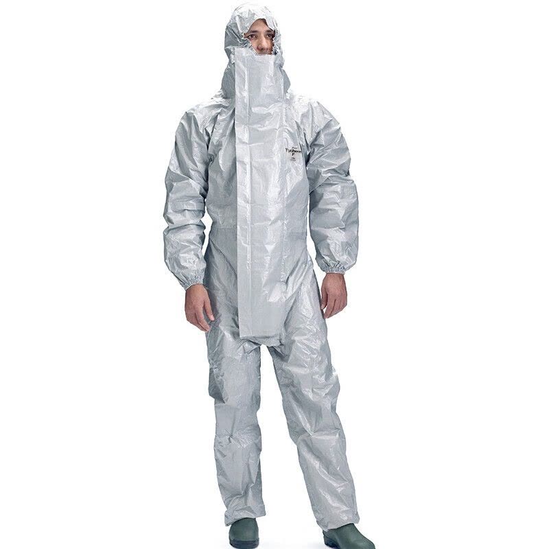 杜邦 TychemF/6000 F级连体防化服 1件 灰色 XXL图片