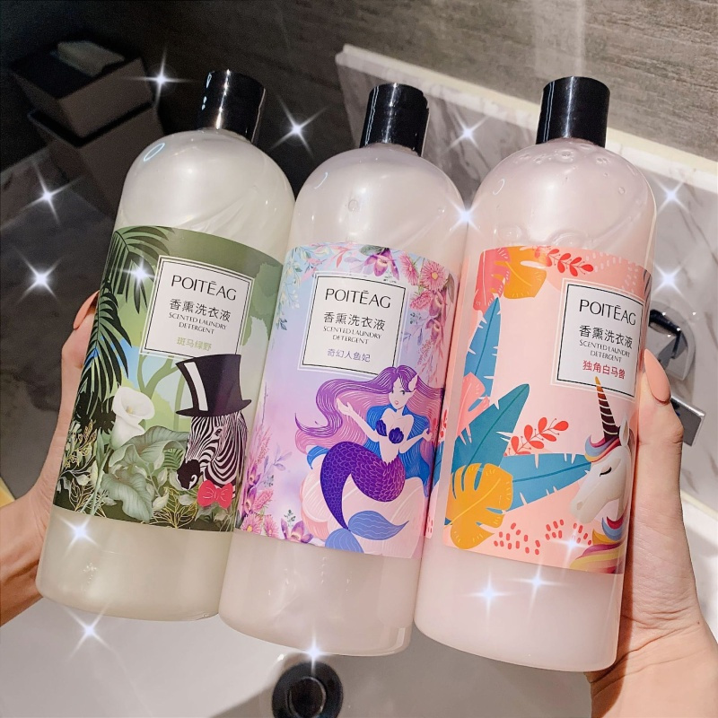 独角兽1000ml 1000ml 薇娅香薰洗衣液瓶装独角兽深层清洁干清洗剂液体型洗衣液持久留香