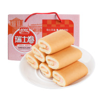 盼盼 瑞士卷草莓味680g 营养早餐糕点 美味下午茶