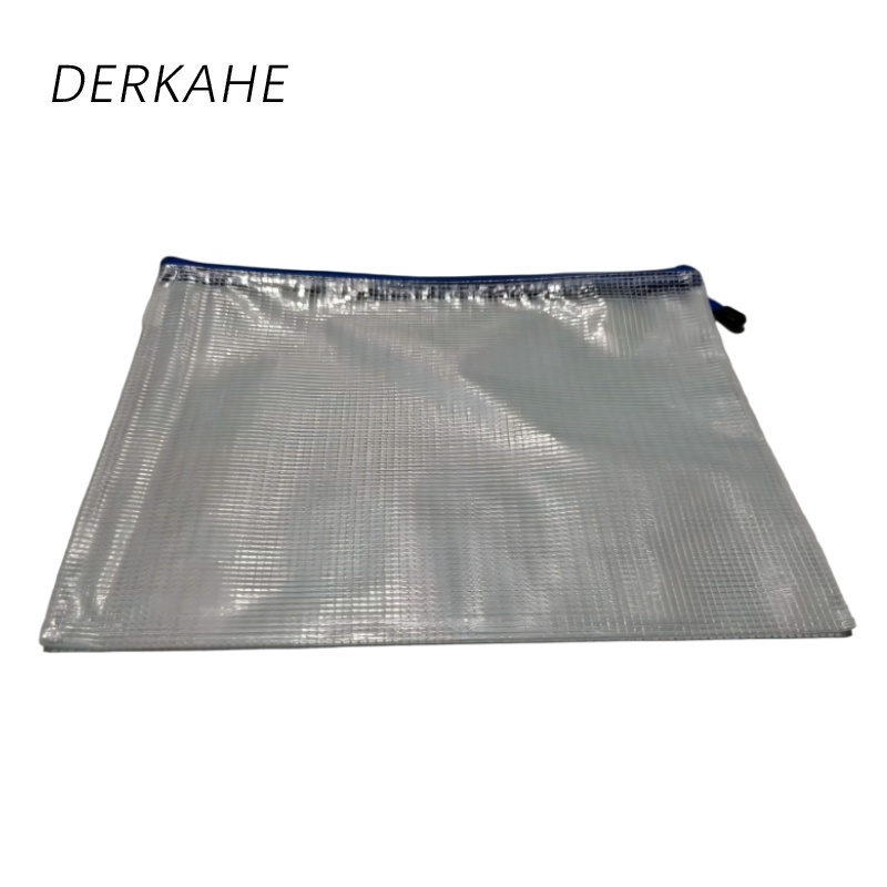 DERKAHE A4拉链PVC文件袋 10个装 包高清大图