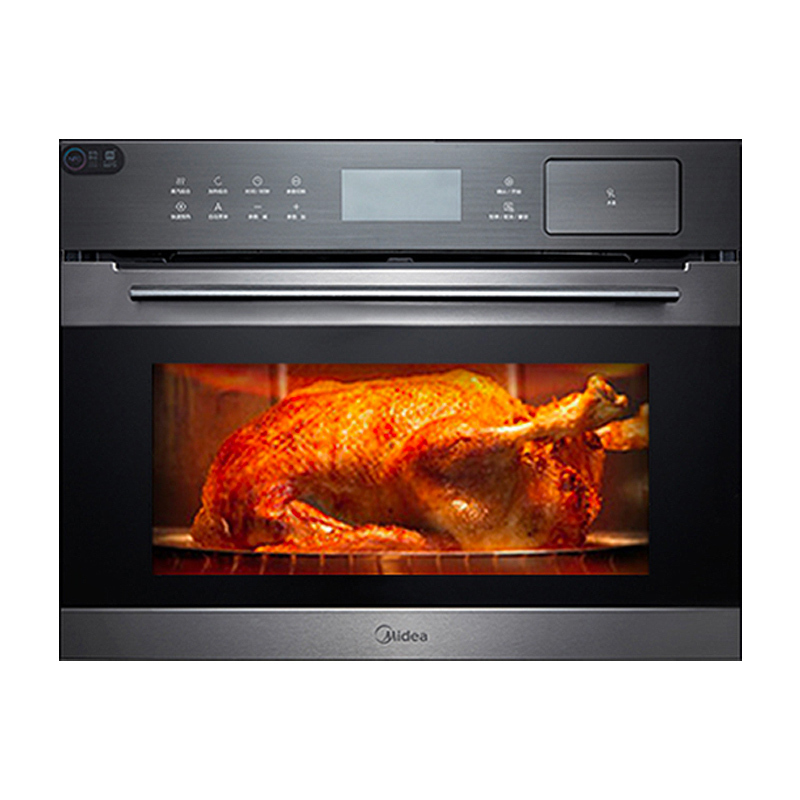 美的(Midea)BS5055W Q5嵌入式 蒸汽烤箱家用 电烤箱电蒸炉家用电蒸箱电烤箱一体机 二合一珐琅腔体