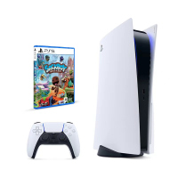 [游戏套装]索尼PlayStation5 PS5家用游戏主机 光驱版+麻布仔游戏 PS5版