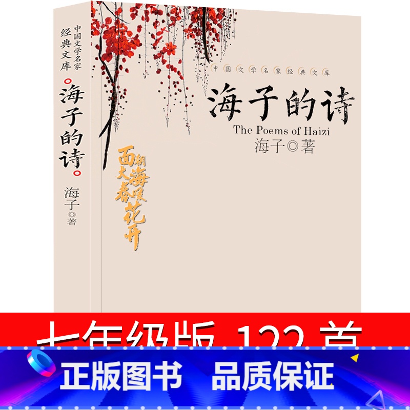 【正版】海子的诗122首七年级版海子诗集面朝大海春暖花开全编 海子诗 人民诗人海子的诗歌 海子诗选经典全集文学天地出版