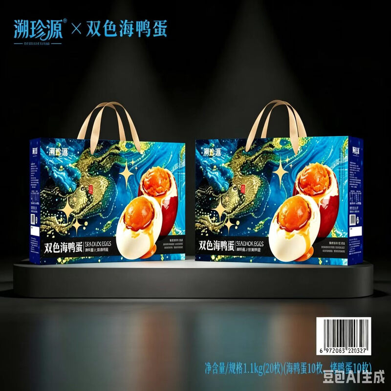溯珍源双色海鸭蛋20枚装