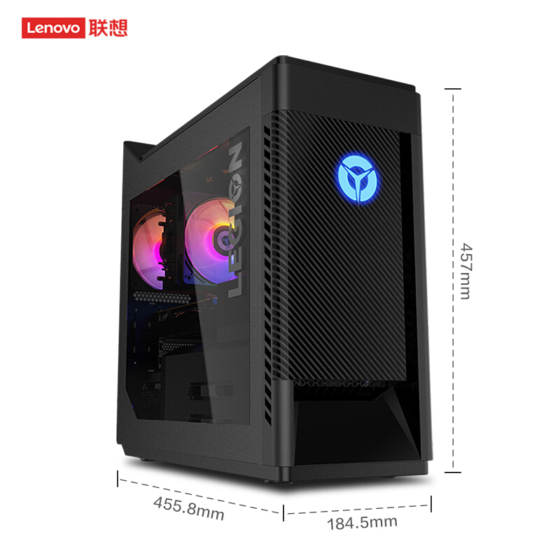 联想(Lenovo)拯救者刃7000K 游戏电竞直播吃鸡设计师台式机电脑整机 十代i7-10700 16G 512G固态 GTX1660super-6G独显 ARGB侧透