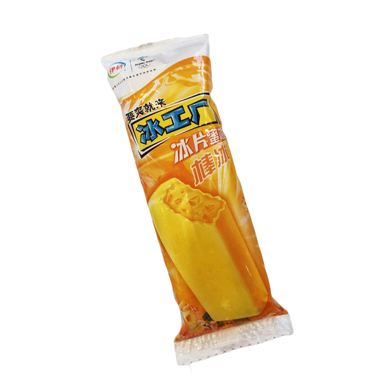 伊利(yili)冰激凌/冰棍 伊利冰工厂冰片蜜桃棒冰70g