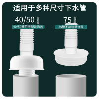 潜水艇厨房下水管防臭密封圈洗手盆排套下水管道封口盖防臭塞神器