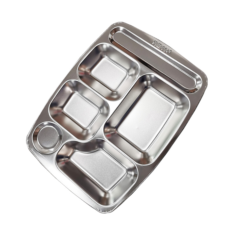 豫凯达不锈钢餐盘大六格个高清大图