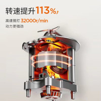 九阳(Joyoung) 豆浆机450ml容量免煮免滤全自动家用破壁豆浆机1-2人食迷你多功能豆浆机 DJ04X-D125
