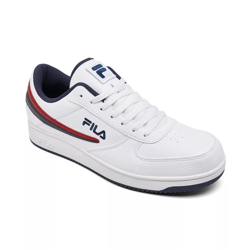 斐乐(FILA)男款低帮休闲运动鞋经典百搭 Lace-up透气减震跑步鞋图片