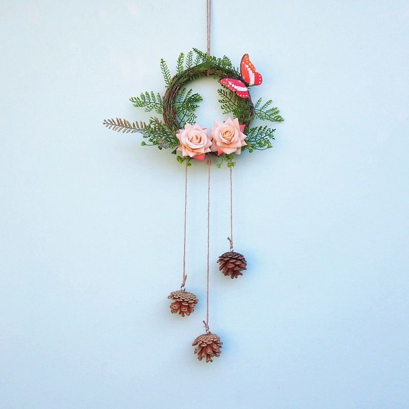 创意五角星花环装饰壁饰墙上壁挂墙壁挂件客厅挂墙房间