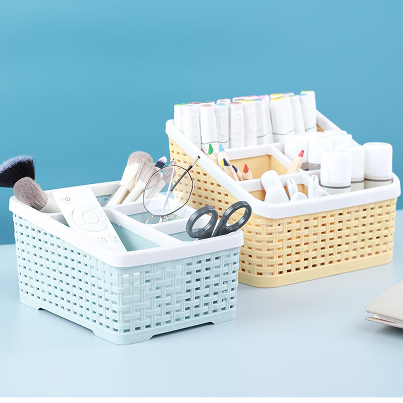 禧天龙(Citylong)L-7151收纳篮 桌面收纳筐杂物筐桌面办公套装收纳盒高清大图