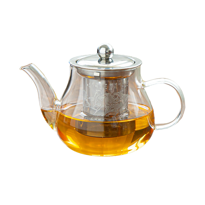 耐热高温玻璃茶壶可加热家用功夫茶壶茶具套装加厚过滤器泡花茶壶
