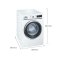 SIEMENS/西门子 WMH6W6600W德国全进口8L洗衣机滚筒变频