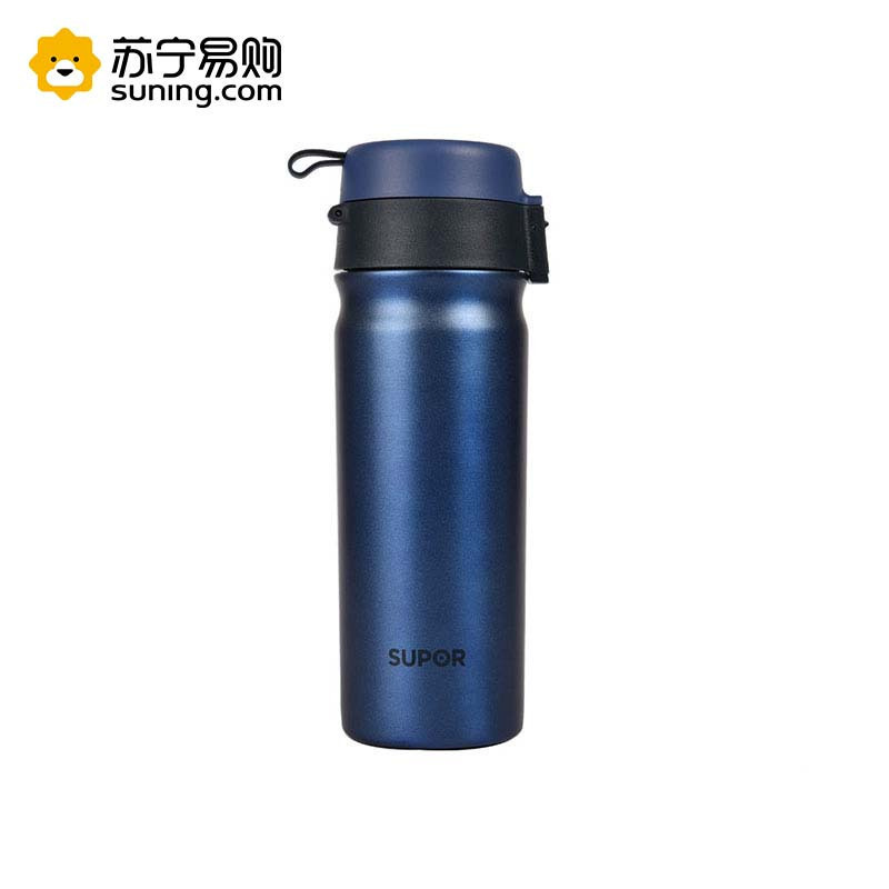苏泊尔(SUPOR) 臻晶保温杯A ·一键开合 星际蓝 KC45BY4