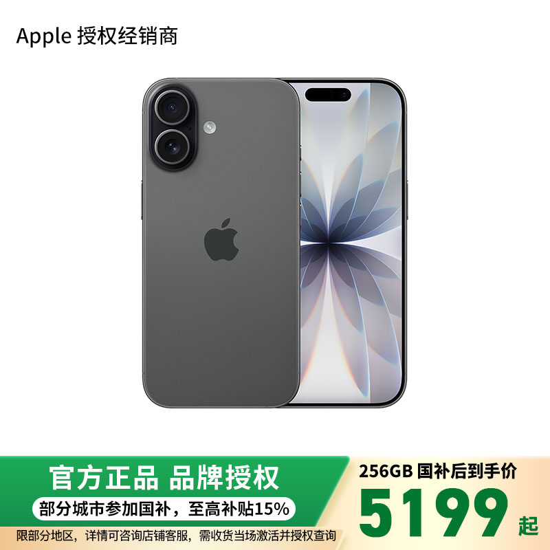 Apple iPhone 17 256G 黑色【需现场签收激活】5G全网通手机 全新正品国行
