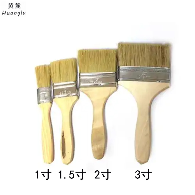 黄麓 油漆刷 3寸 把高清大图
