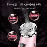 美克斯（MKS）NV8529 美容仪器超声波美容仪家用脸部按摩洗脸仪清洁导出导入仪按摩仪器 粉色