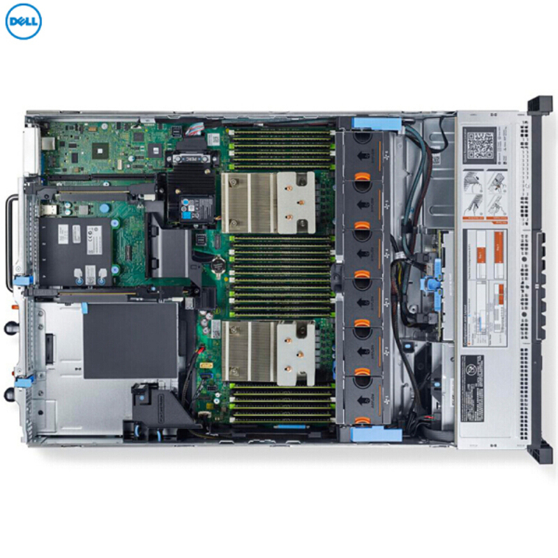 戴尔(DELL)R740 至强银牌4210 16G 2T SAS3.5 H330 DVD 750W 导轨 8背板 3年保