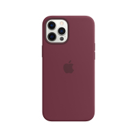 Apple 原装 iPhone 12 Pro Max MagSafe硅胶外壳 梅子色 12 Pro Max专用手机壳
