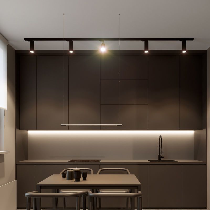 射灯led服装店商铺超亮家用展厅导轨式cob聚光灯节能背景墙轨道灯升级