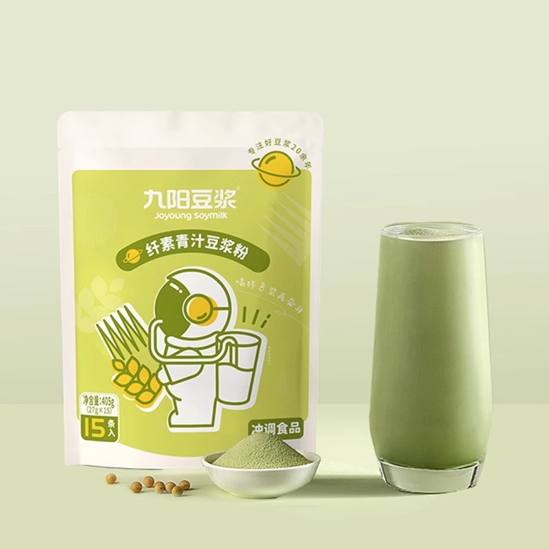 九阳豆浆青汁豆浆粉405g即食代餐粉植物蛋白冲饮