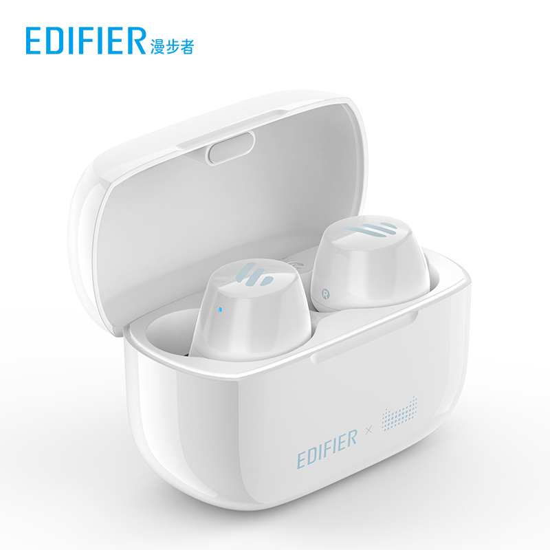 EDIFIER/漫步者 TWS A1天猫精灵定制无线蓝牙耳机运动双耳入耳式白色