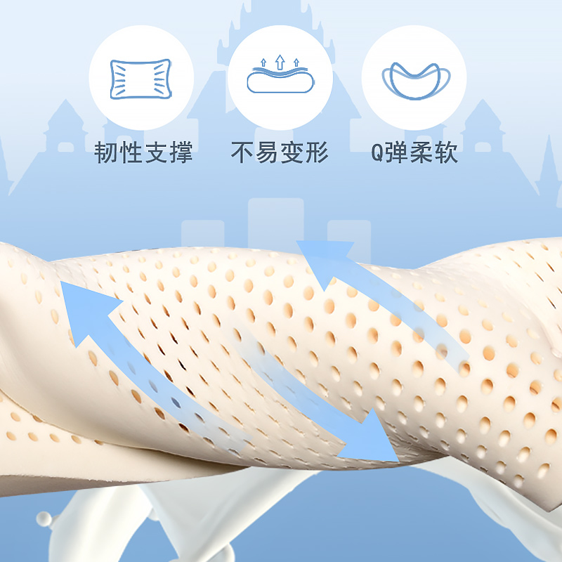 富安娜家纺泰国进口乳胶枕高清大图