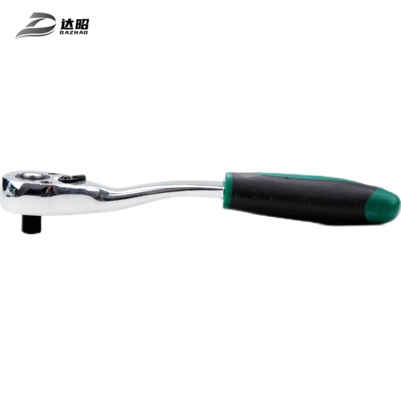 达昭 6.3mm系列镜面快速脱落棘轮扳手Cr-V 双色柄/302703高清大图