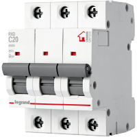 罗格朗 小型断路器 4.5kA C曲线 63A 3P DAF633 个