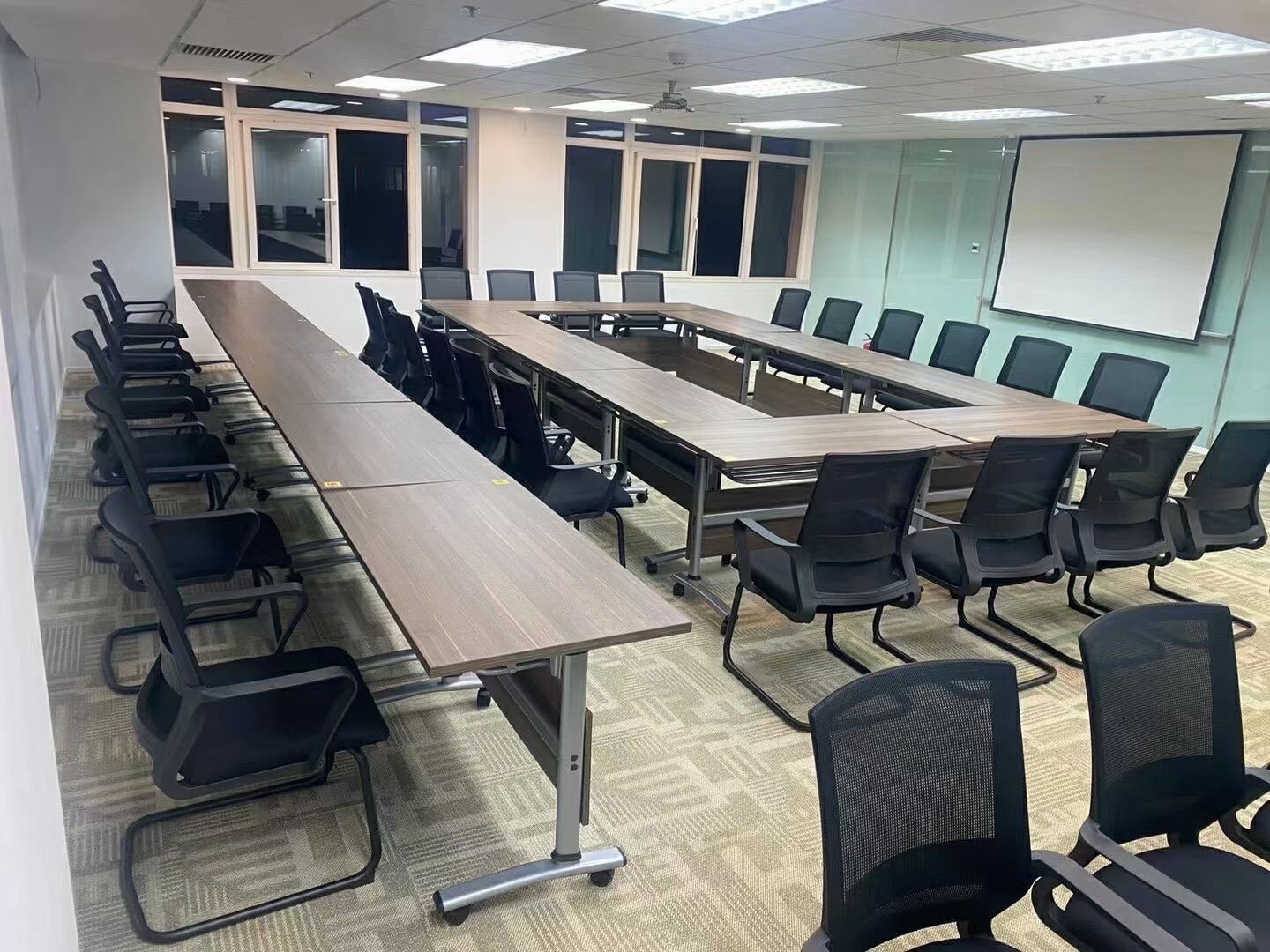 曲桓 1200*400培训桌 桌子 qh557/张高清大图