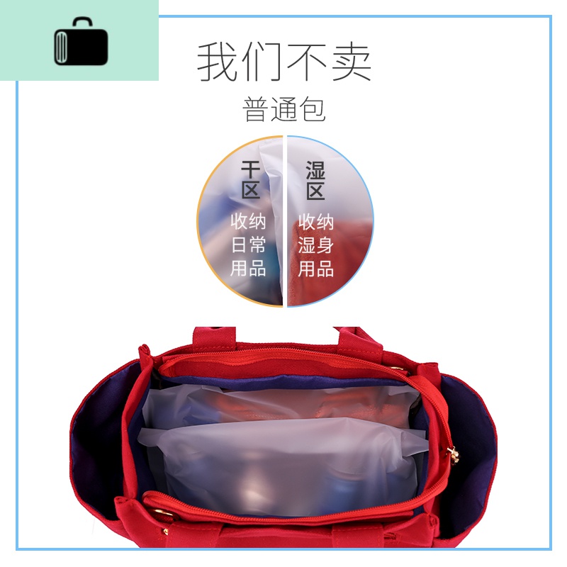 手提小包包女2020新款韩版小号日系便当包妈妈买菜手拎包帆布袋子NEWLAKE高清大图