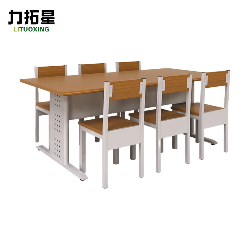 力拓星 培训桌椅 一桌六椅 套高清大图