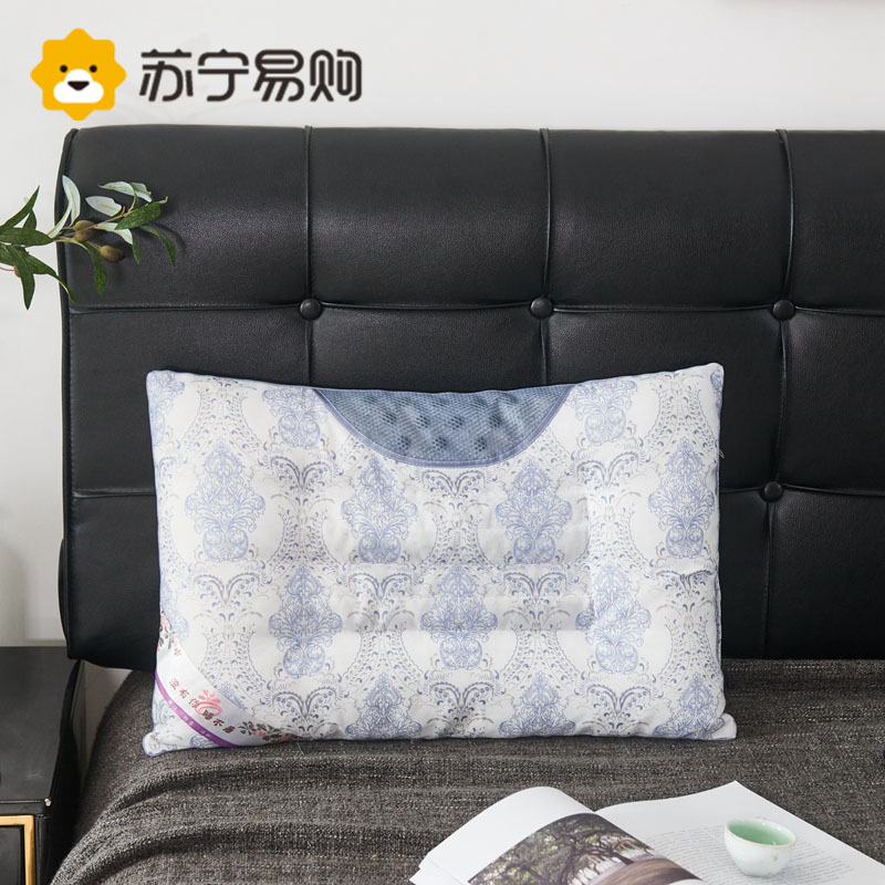 奂米决明子艾草枕头枕芯家用单人双人枕头芯护颈椎助睡眠女男一对814-3