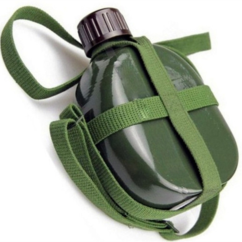 闪电客老式铝壶加厚背带壶87水壶劳保军训户外运动大容量便捷军