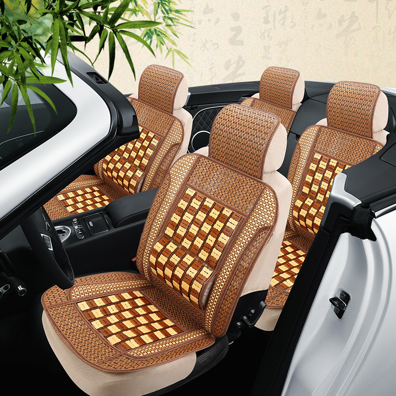 夏季透气凉垫新款宝马3系5系7系x1x3x4x5x6竹片汽车坐垫竹片座套