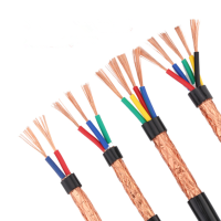北建（Beijian）国标阻燃屏蔽线 通信线 信号线 电线电缆 ZR-RVVP 4*0.75 100米/盘