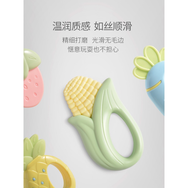 婴儿手摇铃玩具0-1岁早教安抚初生宝宝牙胶12幼儿3-6个月抓握 萌趣奔跑不倒翁/触摸板[放音乐]高清大图