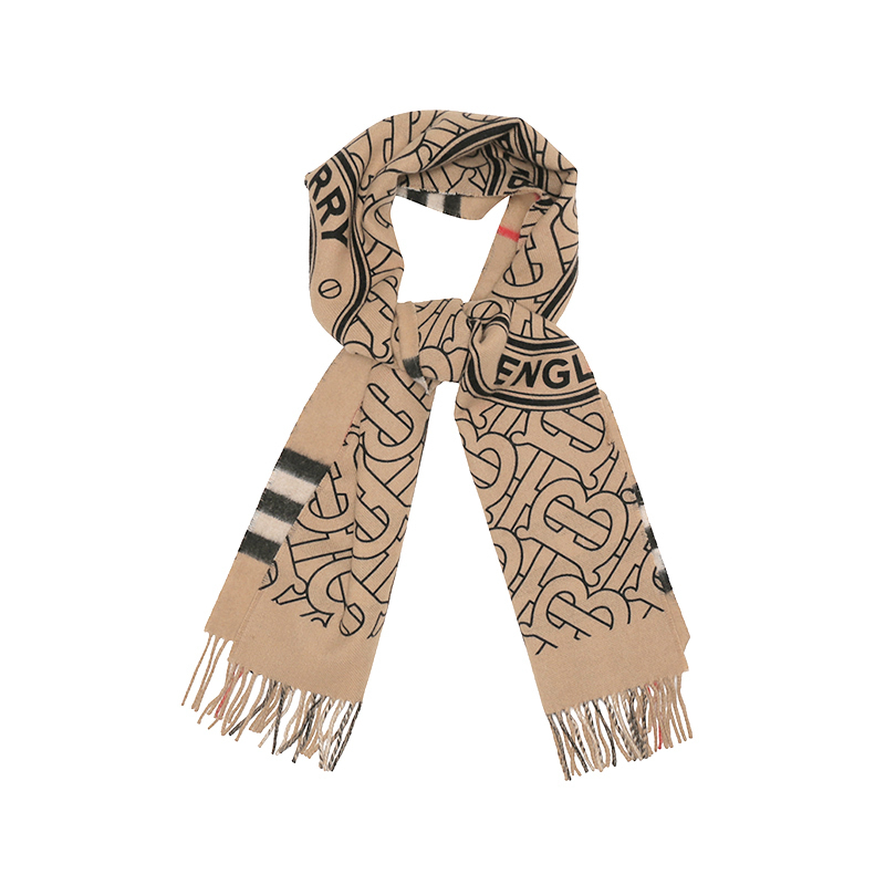 博柏利/巴宝莉 burberry 男女通用款山羊绒双面两用保暖围巾80452381