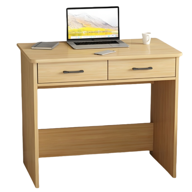 晨磊 书桌 原木色双抽 张高清大图