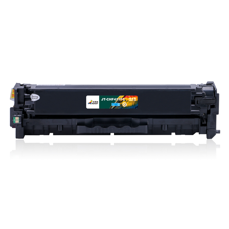 杰思特CF411A蓝色硒鼓铂金版适用HP M477fnw M452DN M452DW M452N 打印机 硒鼓
