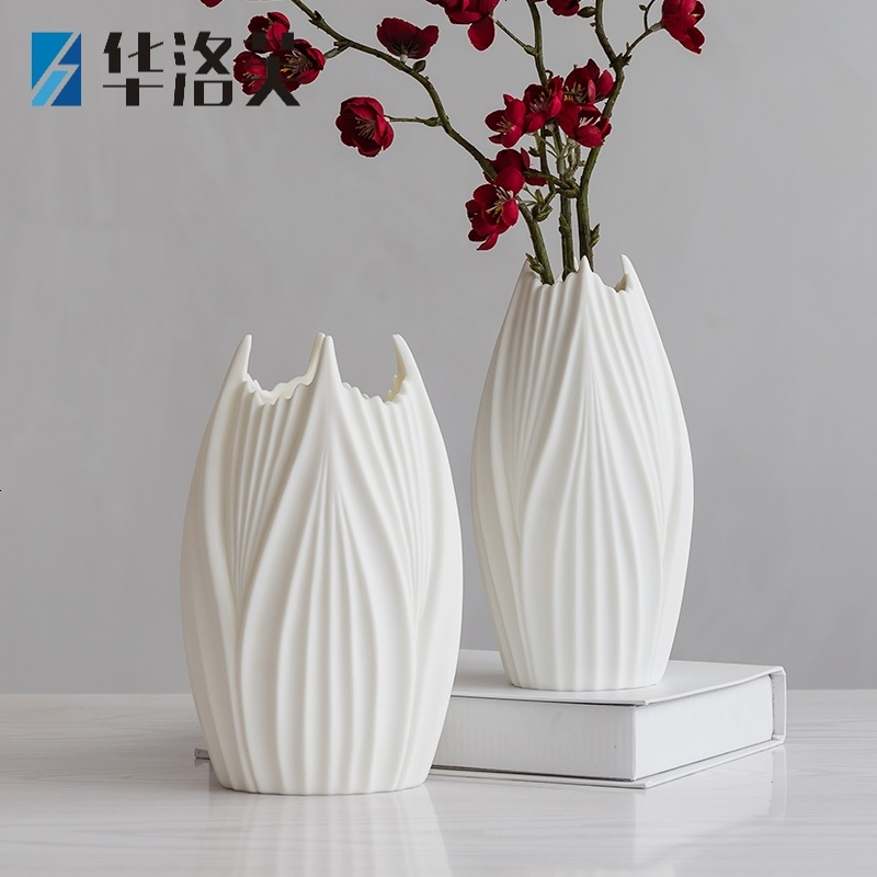 餐桌花假花藤条塑料花仿真花摆件高仿真瓷瓶满天星花瓶摆件客厅白瓷小