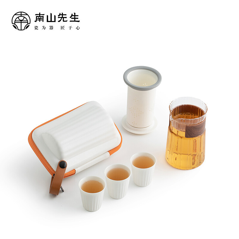 南山先生 NSZH0303-S 时而快客杯一壶三杯 禅风白/套高清大图