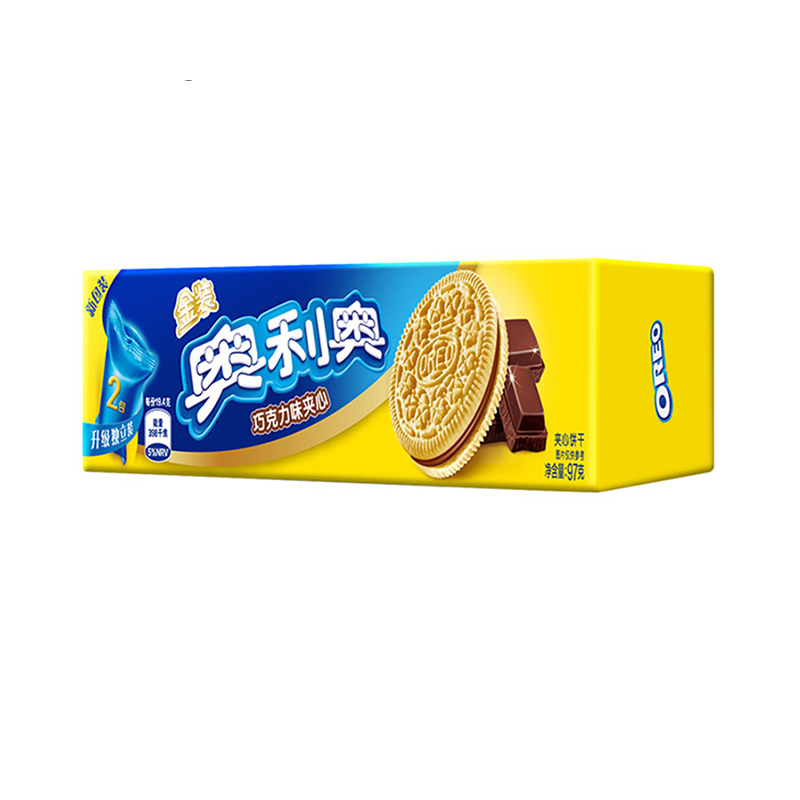 奥利奥(OREO) 夹心饼干 零食 金装巧克力味97g