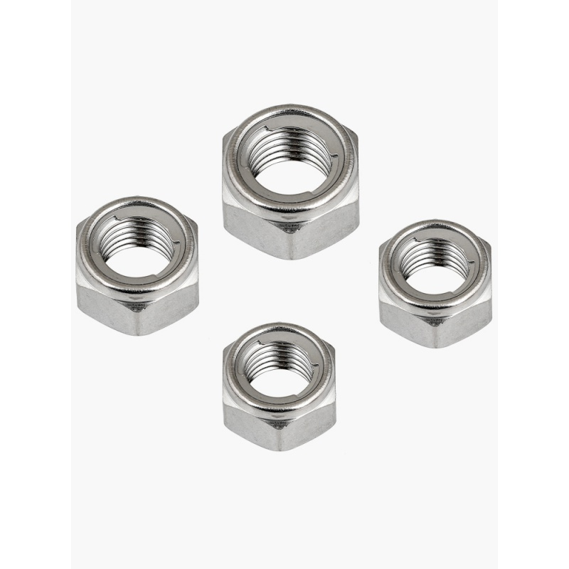304不锈钢金属锁紧螺母全金属自锁螺母 防松螺帽m3m4m5m6m8m10m12