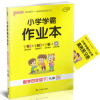 2019春 小学学霸作业本数学四年级下人教RJ版 小学4年级下学期数学同步练习册
