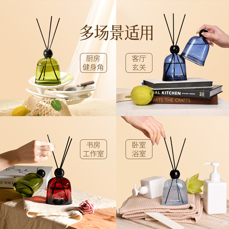 艾玛莫莉QYMX25FW003 栖野漫想无火香薰140ml(冰原乌木)高清大图